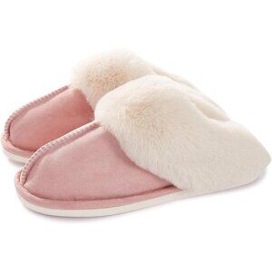 Foam Fluffy Soft Warm Slip On House Anti-Skid Cozy Plush for Womens